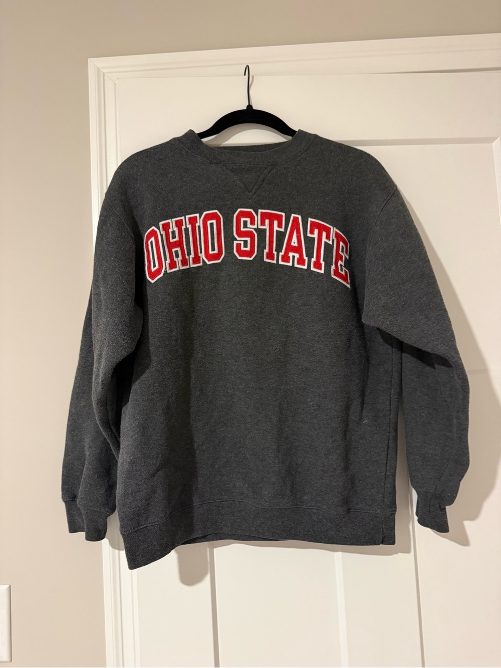 Ohio State Gray Crewneck Sweatshirt - Collegiate Pullover